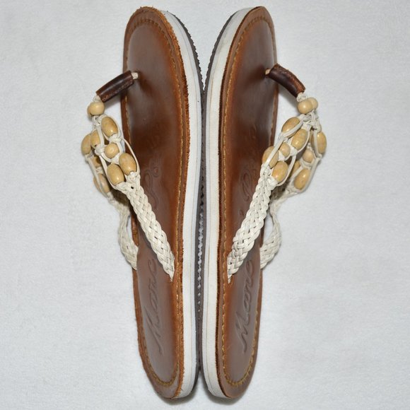 Marc O'Polo Beaded Flip Flops - Picture 3 of 4